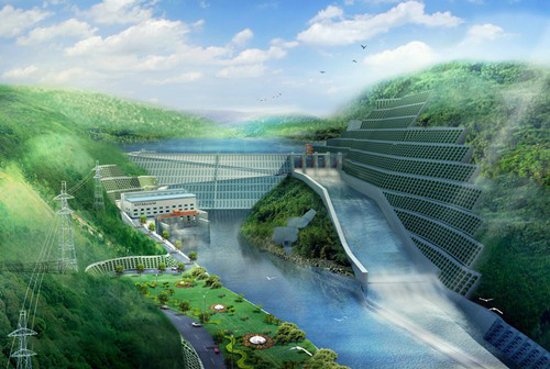 海淀老挝南塔河1号水电站项目